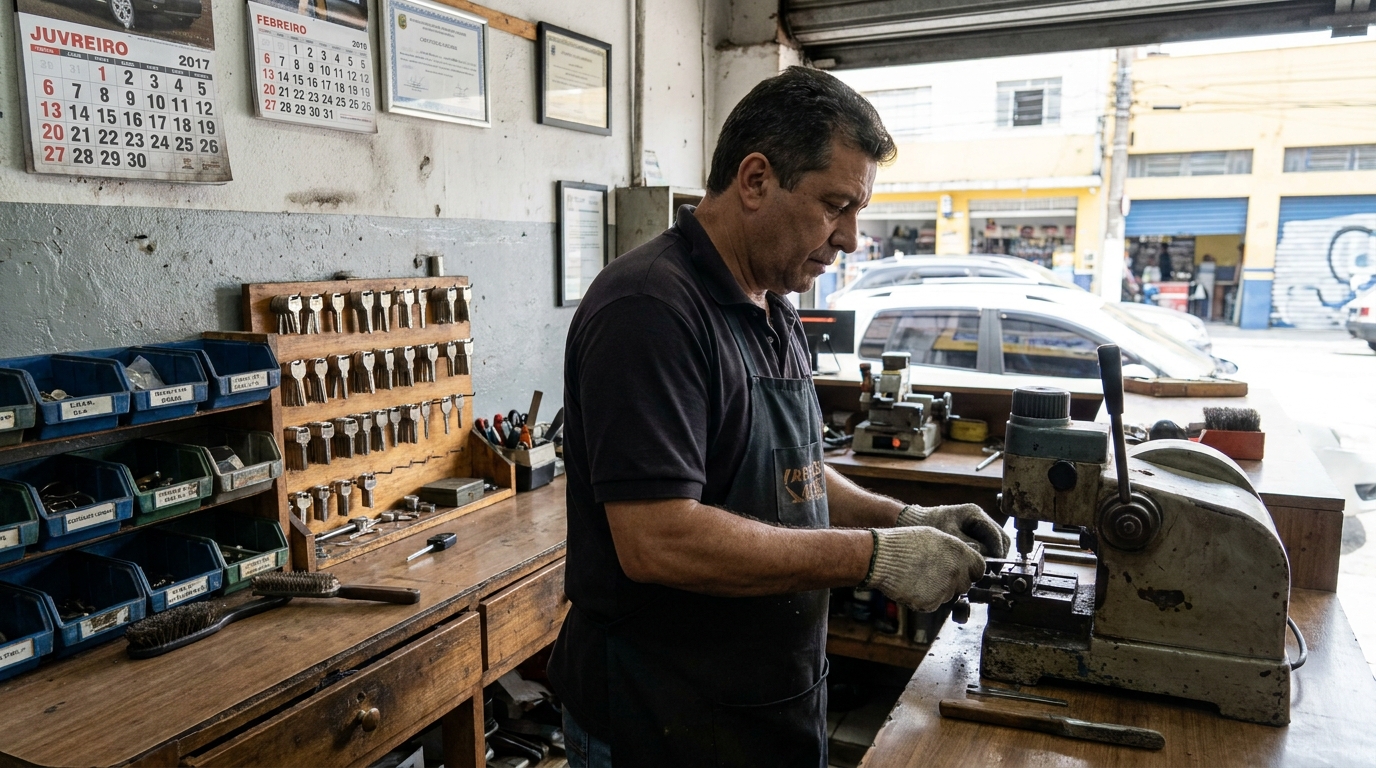 Chave automotiva profissional em Ipatinga‑MG