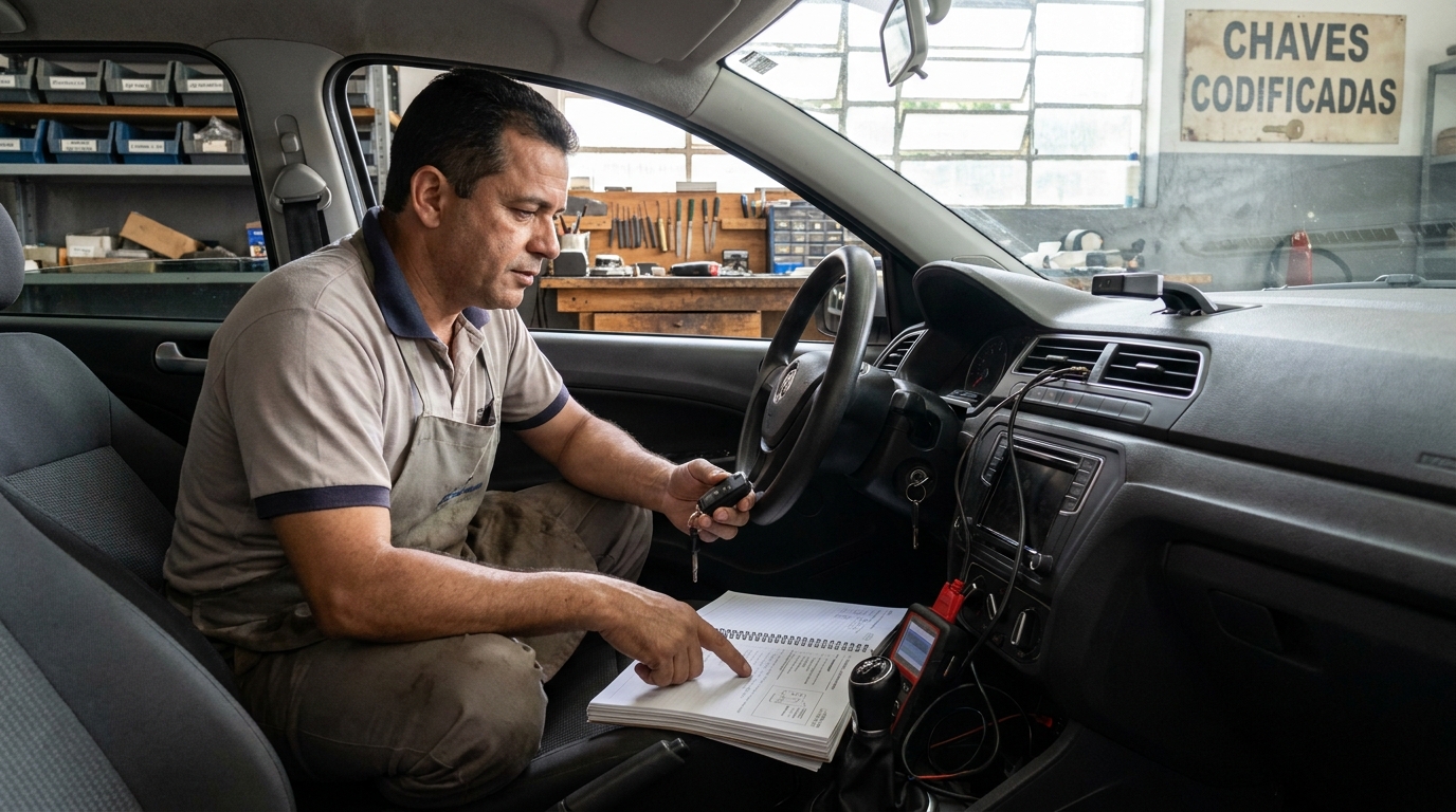 Codificação de transponder em Belém‑PA