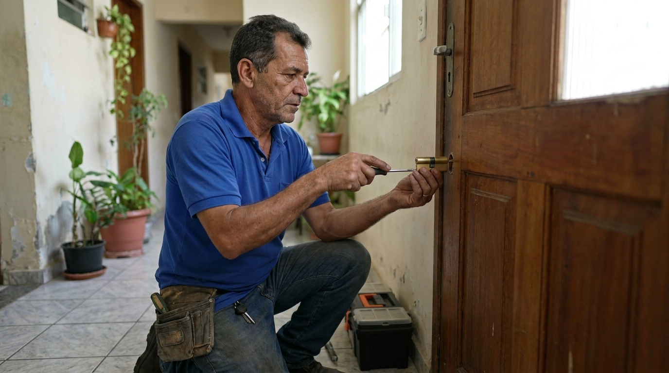 Troca de Miolo Chave Residencial em Macaé‑RJ